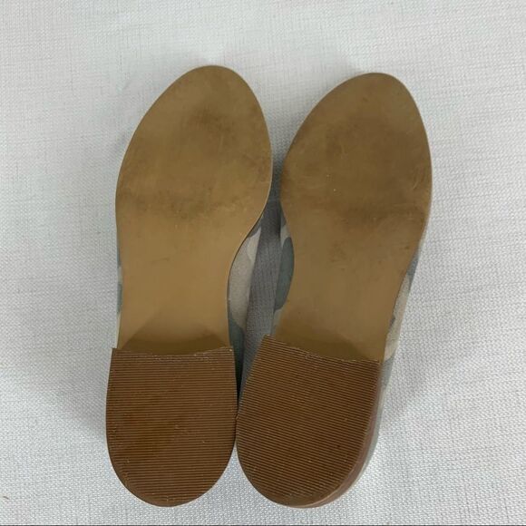 Susina size 8 Gray Suede Camo Camouflage Kellen Almond Toe Loafer - Picture 14 of 14